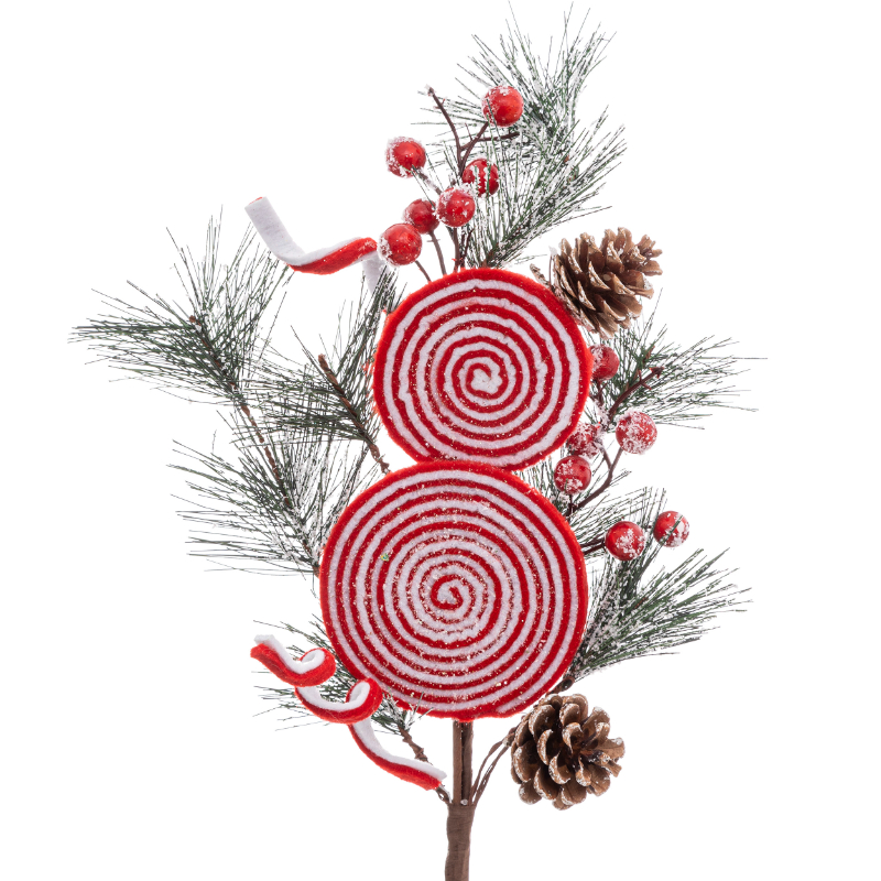 Product image: Atmosphera κοκκινο σπιραλ κλαδι compo 75cm, , medium-null
