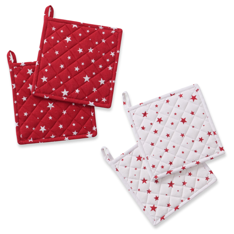 Boltze xmas oven cloth sterny 20x20cm 2pcs set (random selection)-null