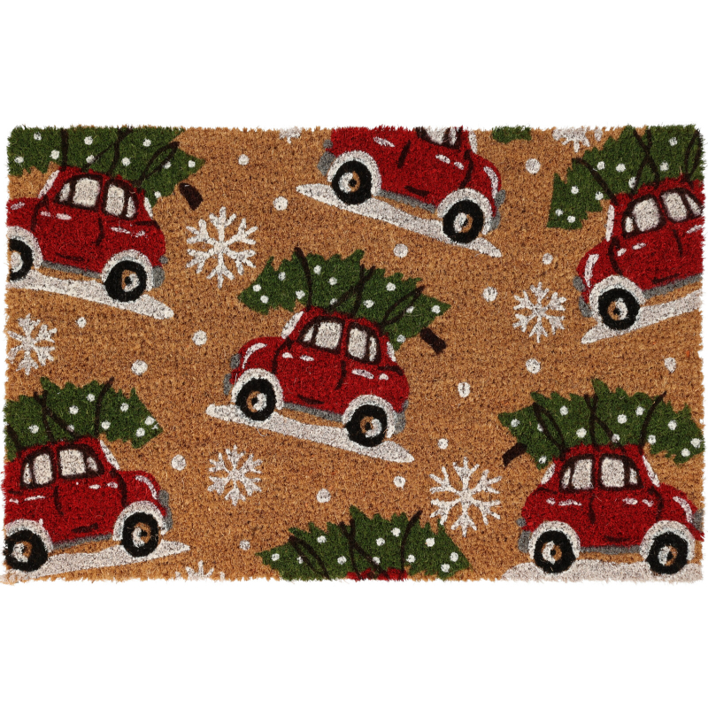 Christmas doormat 59x39x1.5cm - assorted designs, , medium-null