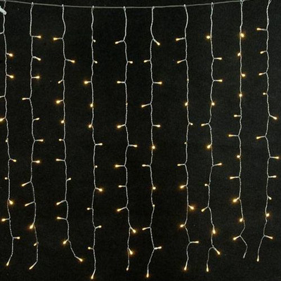 Xmas led icicle 288l 6m ext ww, , medium