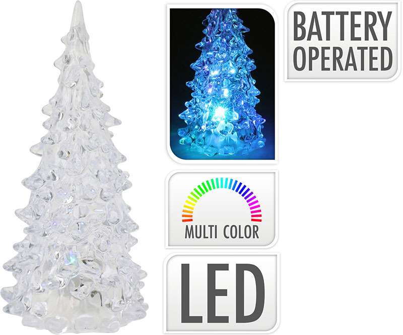 Product image: Χριστουγεννιατικο δεντρο ακρυλικο led με χρωμα, , medium-null