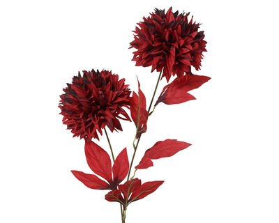 Chrysanthemum on stem red h.80cm, , medium