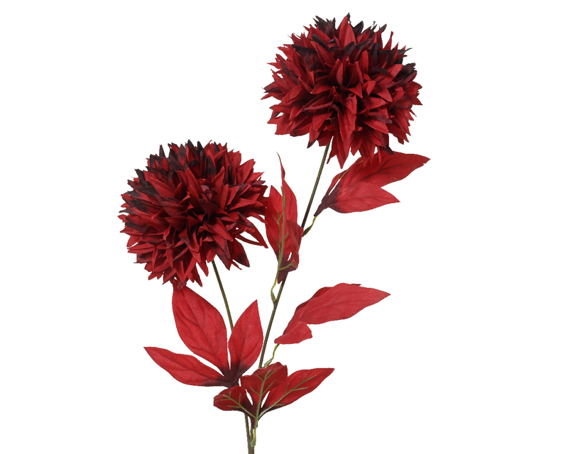 Chrysanthemum on stem red h.80cm, , medium-null