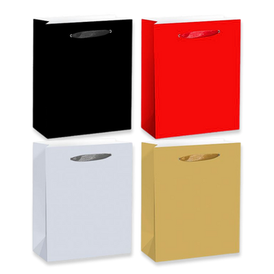 Paper gift bag plain luxury 31x40x12cm (1pc random selection), , medium