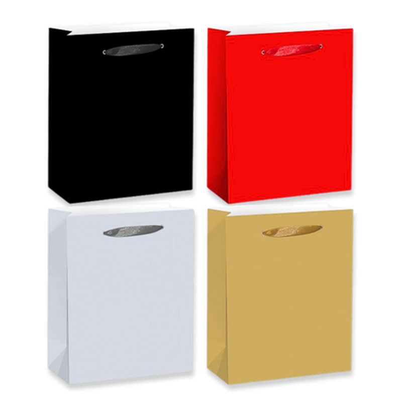 Paper gift bag plain luxury 31x40x12cm (1pc random selection), , medium-null