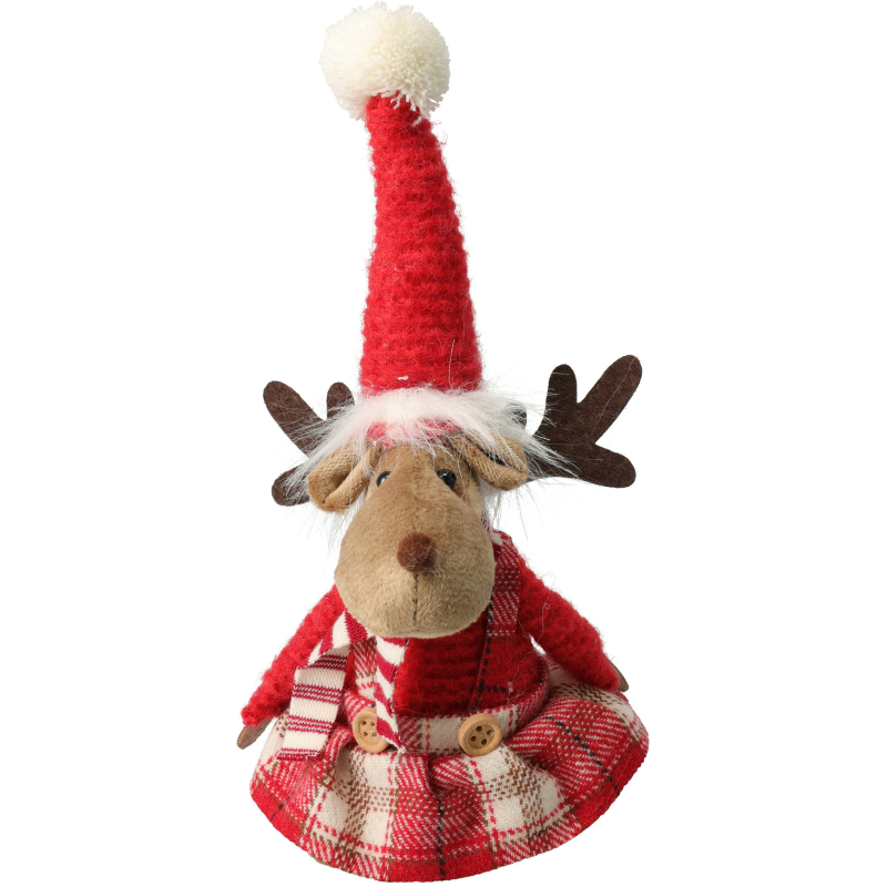 Product image: Christmas reindeer plush 20cm - assorted designs, , medium-null