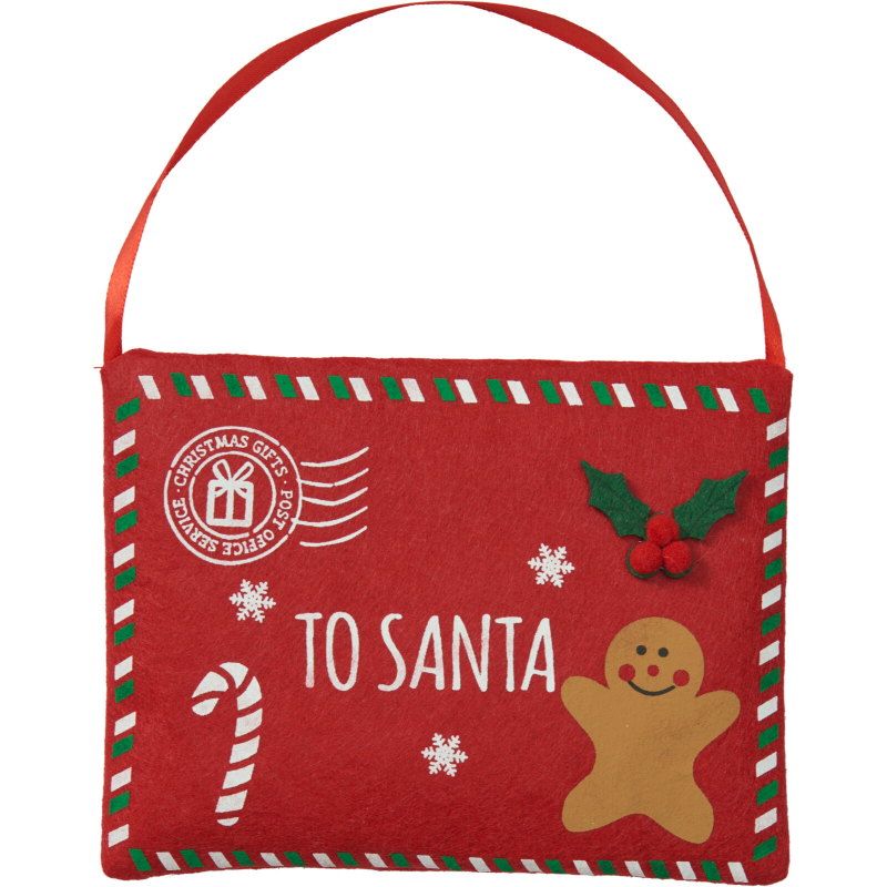 Product image: Christmas felt envelope hanger 50x37cm - assorted designs, , medium-null