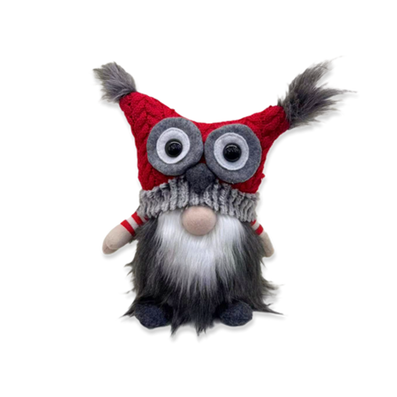 Xmas owl soft santa hq249254-11 19x13x28, , medium-null