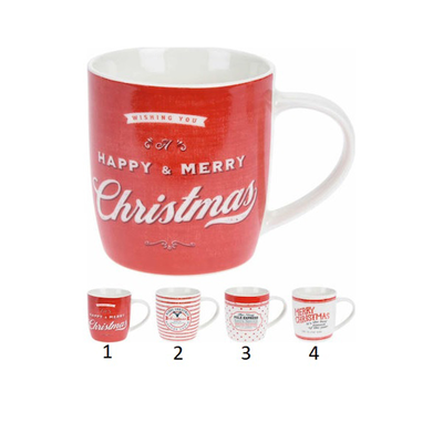 Christmas mug new bone 200ml - assorted designs, , medium