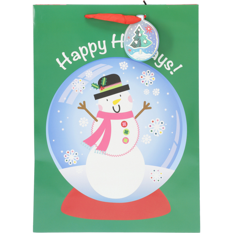 Christmas  giftbag large santa - assorted designs, , medium-null