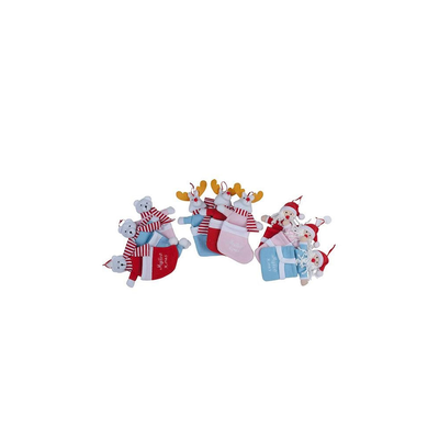 Christmas sock with figure, , medium