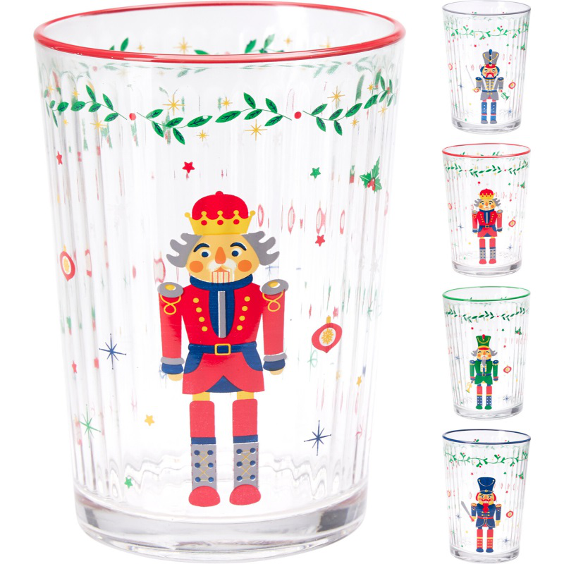 Product image: Christmas drinking glass 500ml - assorted designs, , medium-null