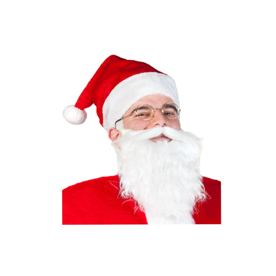 Santa claus accessories set beard and glasses, , medium