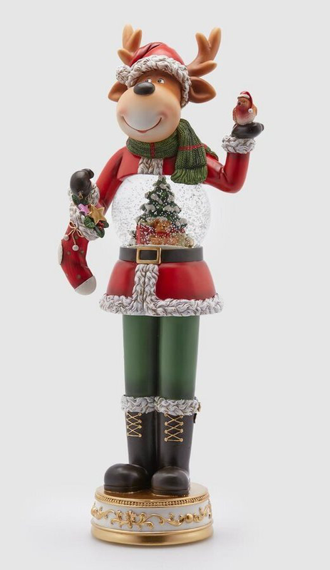 Reindeer water ball sock with led renna, , medium-null