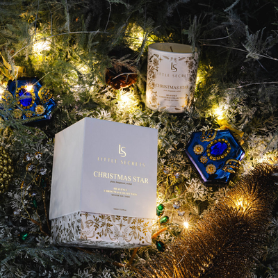 Christmas star aromatic soy candle heavenly collection