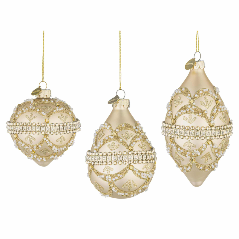 Beloved champagne gl ornament, , medium-null