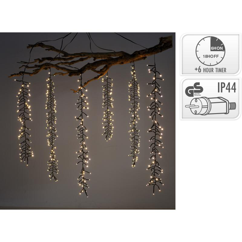 Cluster cascade lights 480led - warm white, , medium image number null