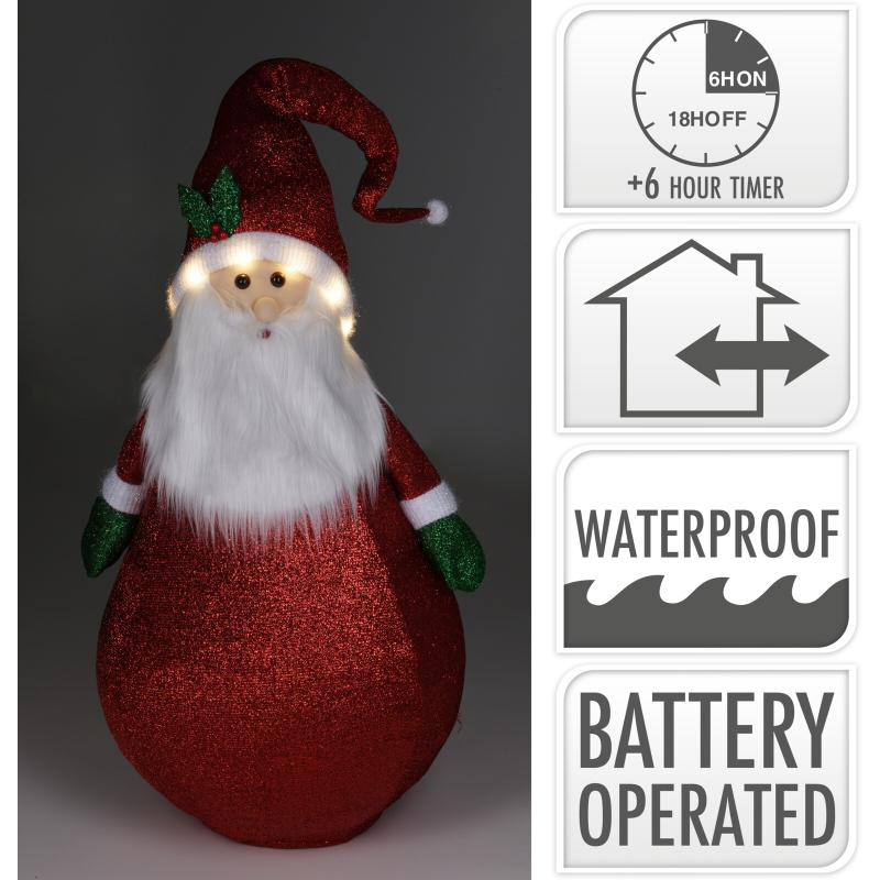 Product image: Αγιος βασιλης με led 120cm, , medium-null