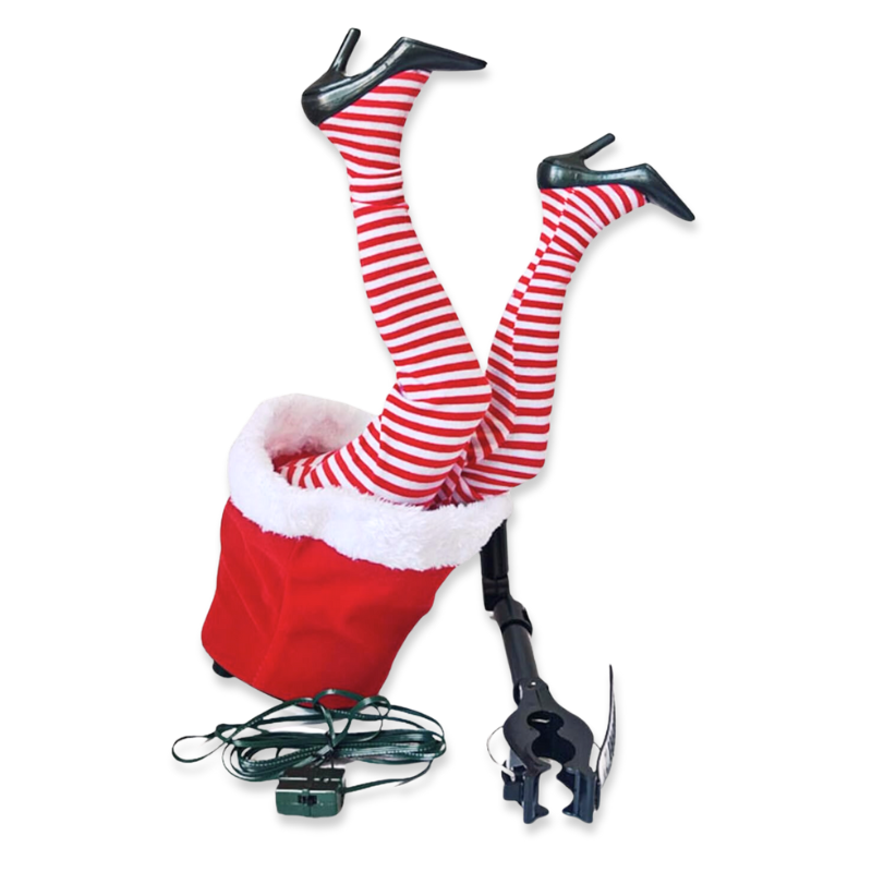 XMAS MOVING LEGS MRS 13.5X12.5X58.5CM-null