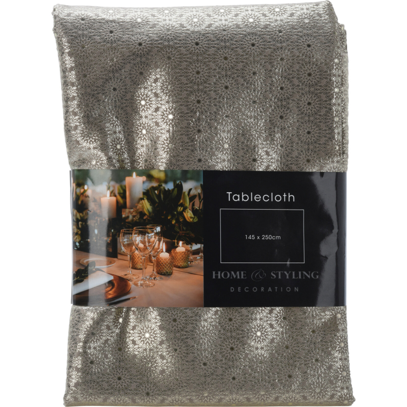 Christmas  table cloth 145x250cm - assorted designs, , medium-null