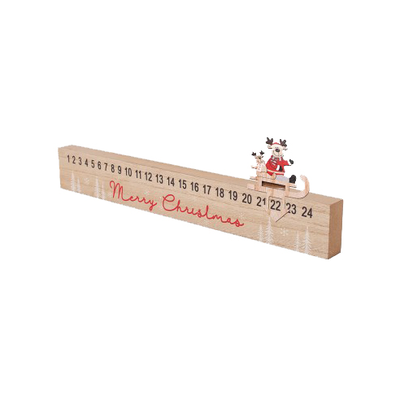 Christmas sleigh table calendar, , medium
