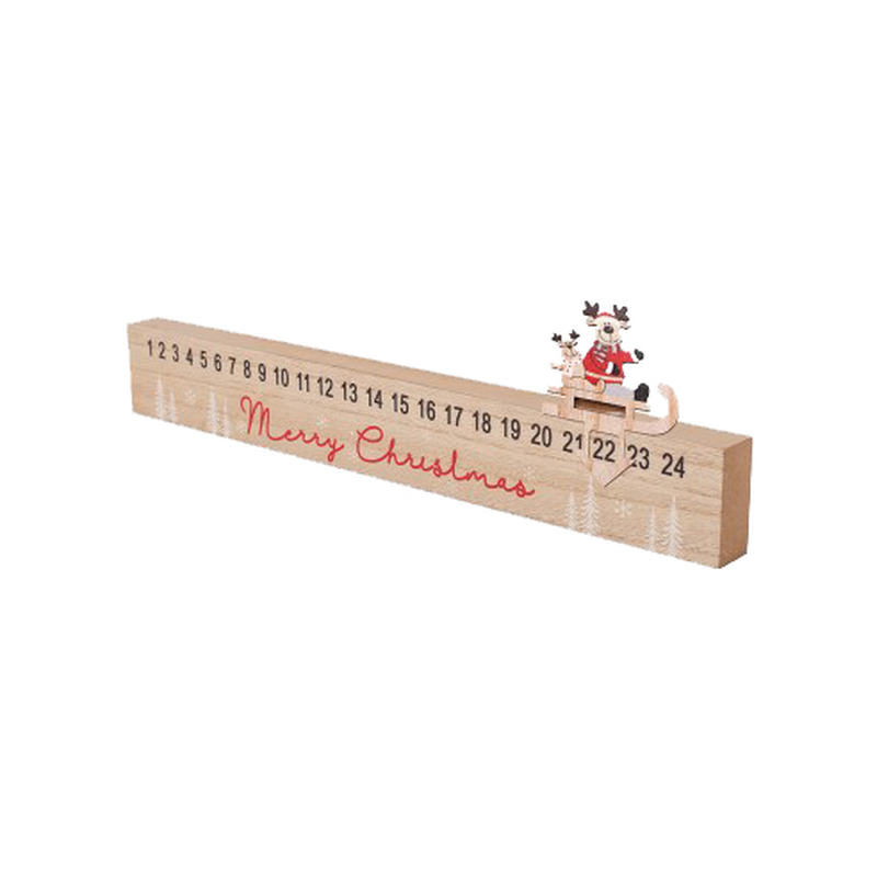 Christmas sleigh table calendar, , medium-null