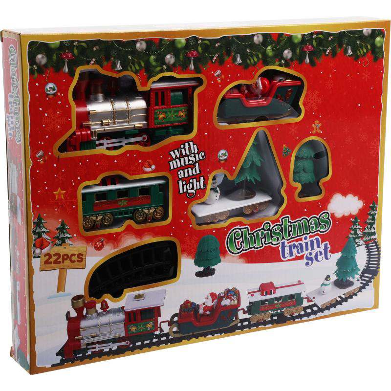 Christmas train set 22pcs, , medium-null