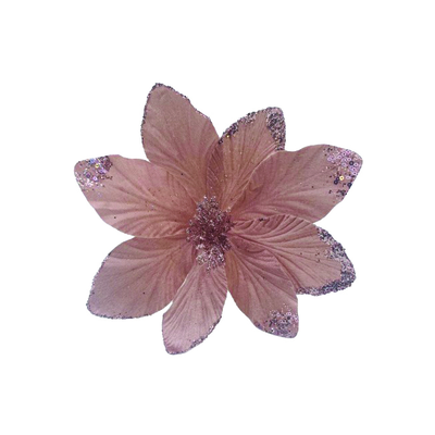 Dusty pink flower 21cm, , medium