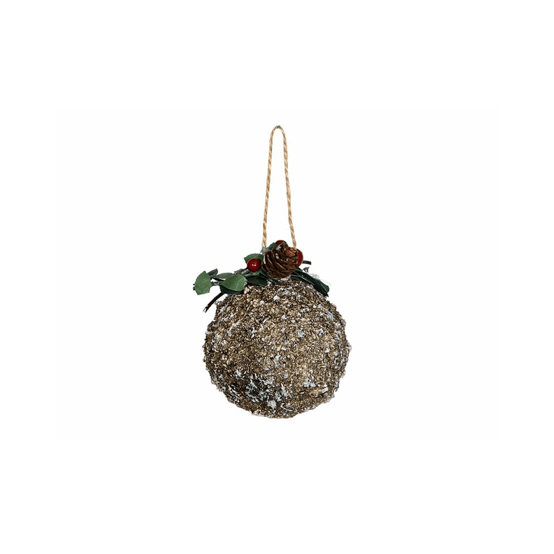 Christmas ball tree trunk & berry decor 8cm, , medium-null