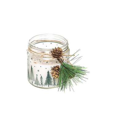 Christmas candle in a jar, , medium