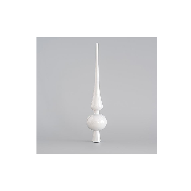 Christmas stick for tree top 28cm white-null