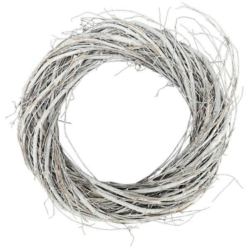 Willow wreath white - large-null