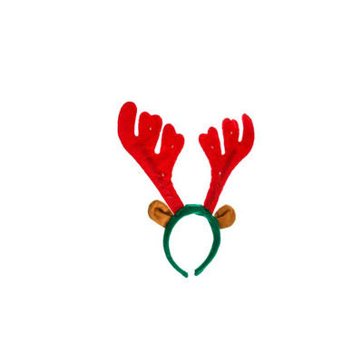 Christmas garland with reindeer horns  30x12x35,5cm, , medium