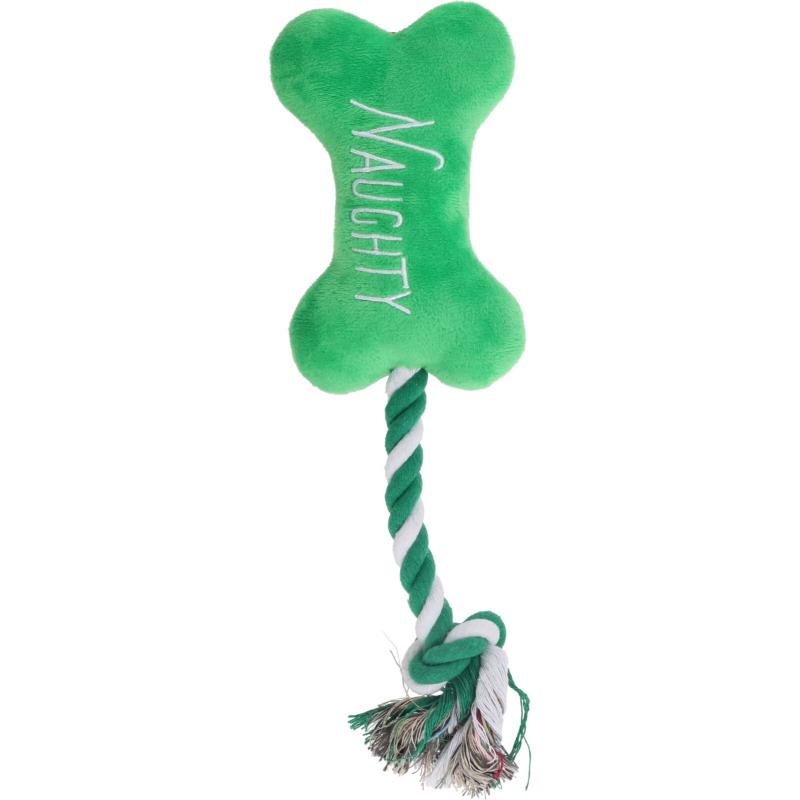 Product image: Christmas  dog toy with rope - assorted designs, , medium-null