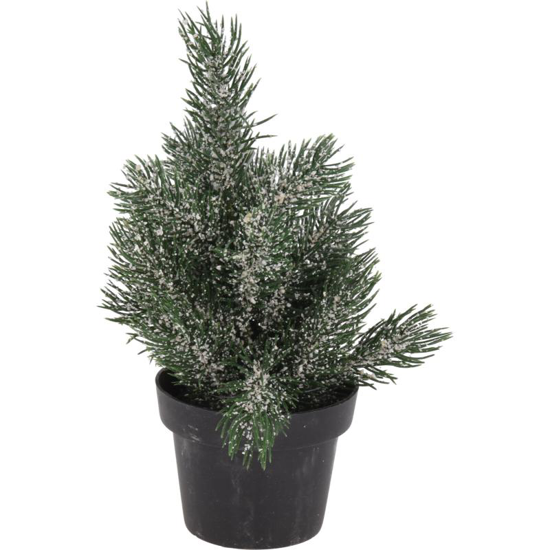 Christmas pine tree in pot 22cm - assorted designs, , medium-null