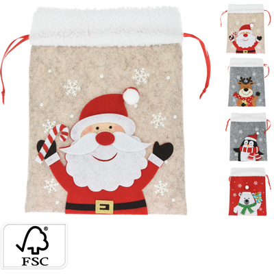 Christmas  xmas bag 205x20x2cm - assorted designs, , medium