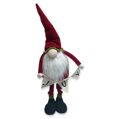 Xmas standing santa 19x8x40cm, Red, medium