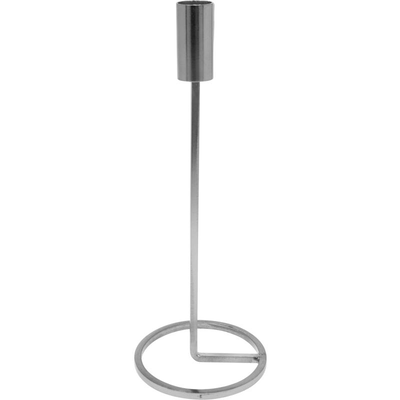Candle holder 25cm - silver, , medium