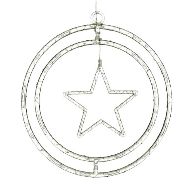 Product image: Christmas star battery operated 72led 32cm - warm white, , medium-null