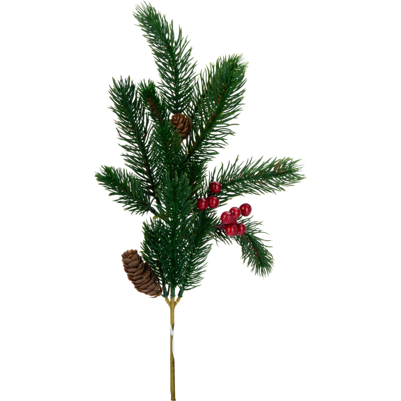 Product image: Christmas pine branch 50cm - assorted designs, , medium-null