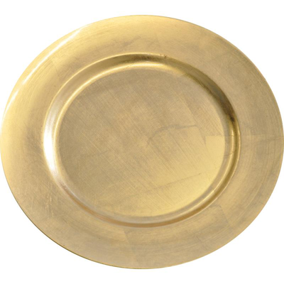 Christmas underplate gold 33cm, , medium