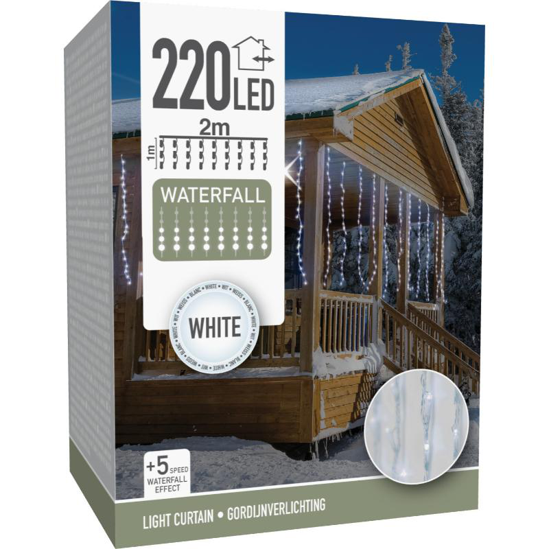 Product image: Φωτιστικο κουρτινα εξωτερικου χωρου 220led, , medium-null