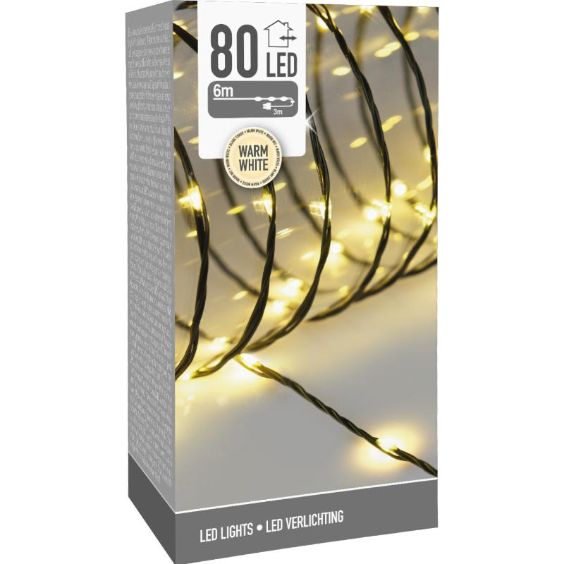 Product image: Led lights 80led - warm white, , medium-null