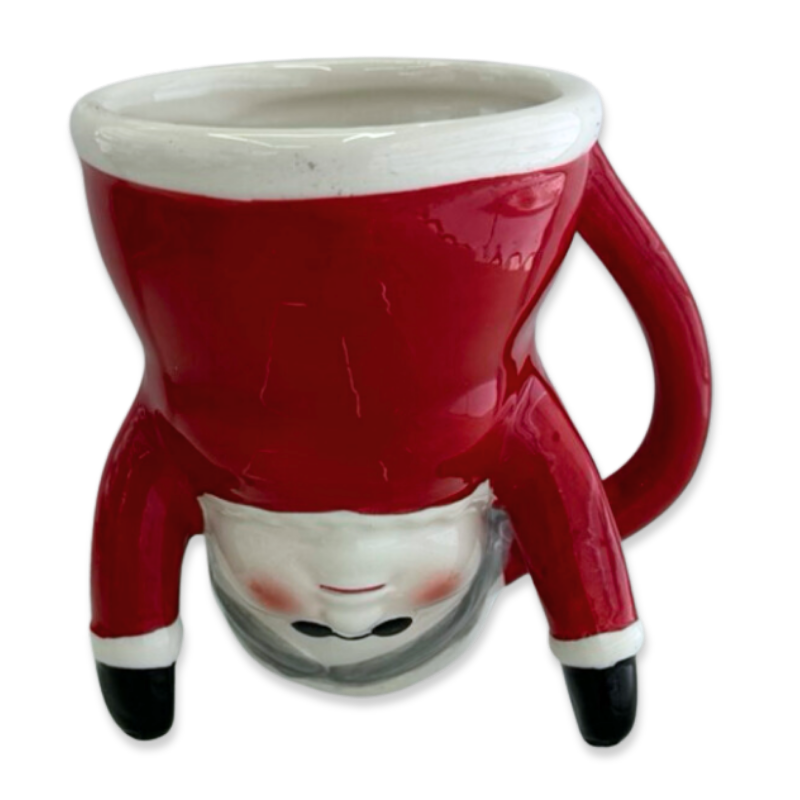 Product image: Xmas ceramic mr & mrs santa upright mug  11x9x11.4cm-null