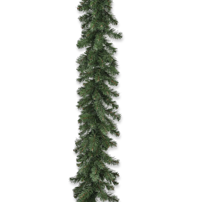 Christmas green garland 270cm 200t pvc 100%, , medium