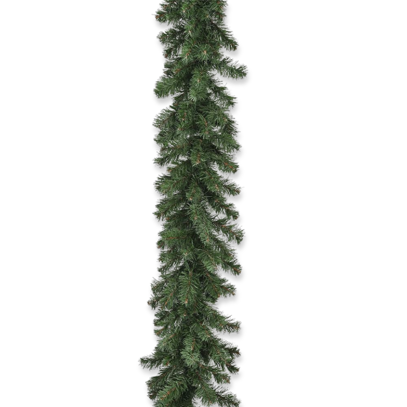 Christmas green garland 270cm 200t pvc 100%, , medium-null