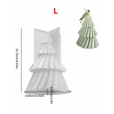 Pentart 3d καλουπι σιλικονης χριστουγεννιατικο δεντρο 11.71x8.69cm, , medium