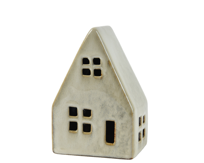 Light brown house  reactive glaze, , medium