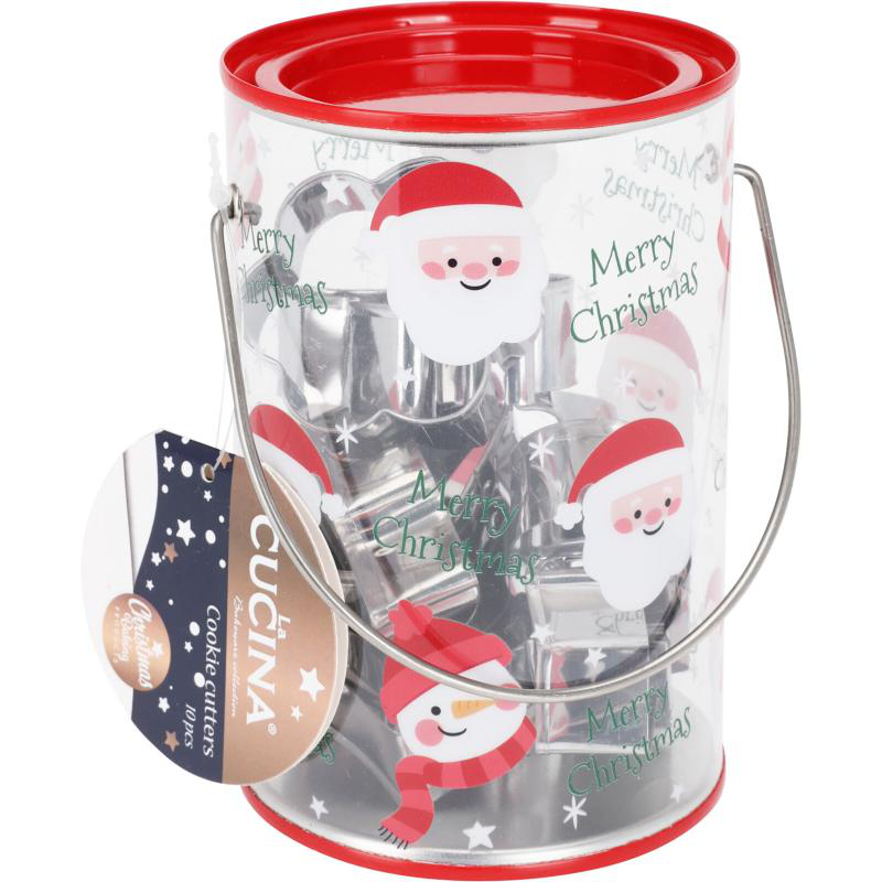Product image: La cucina christmas cookie cutter set 10pcs, , medium-null