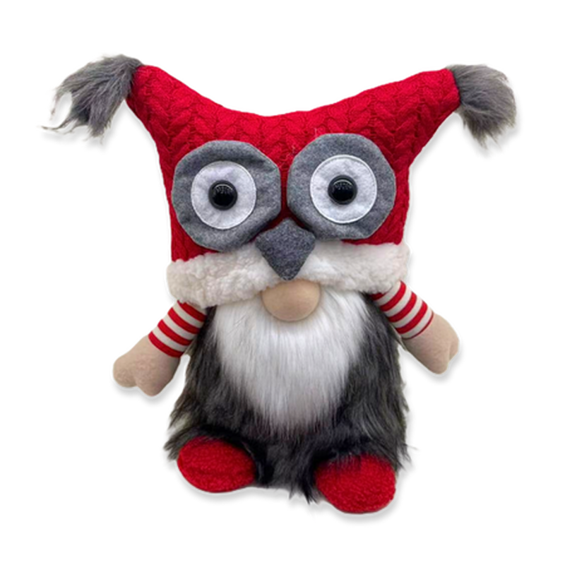 Xmas owl soft santa hq249254-16.5 28x21x42, , medium-null